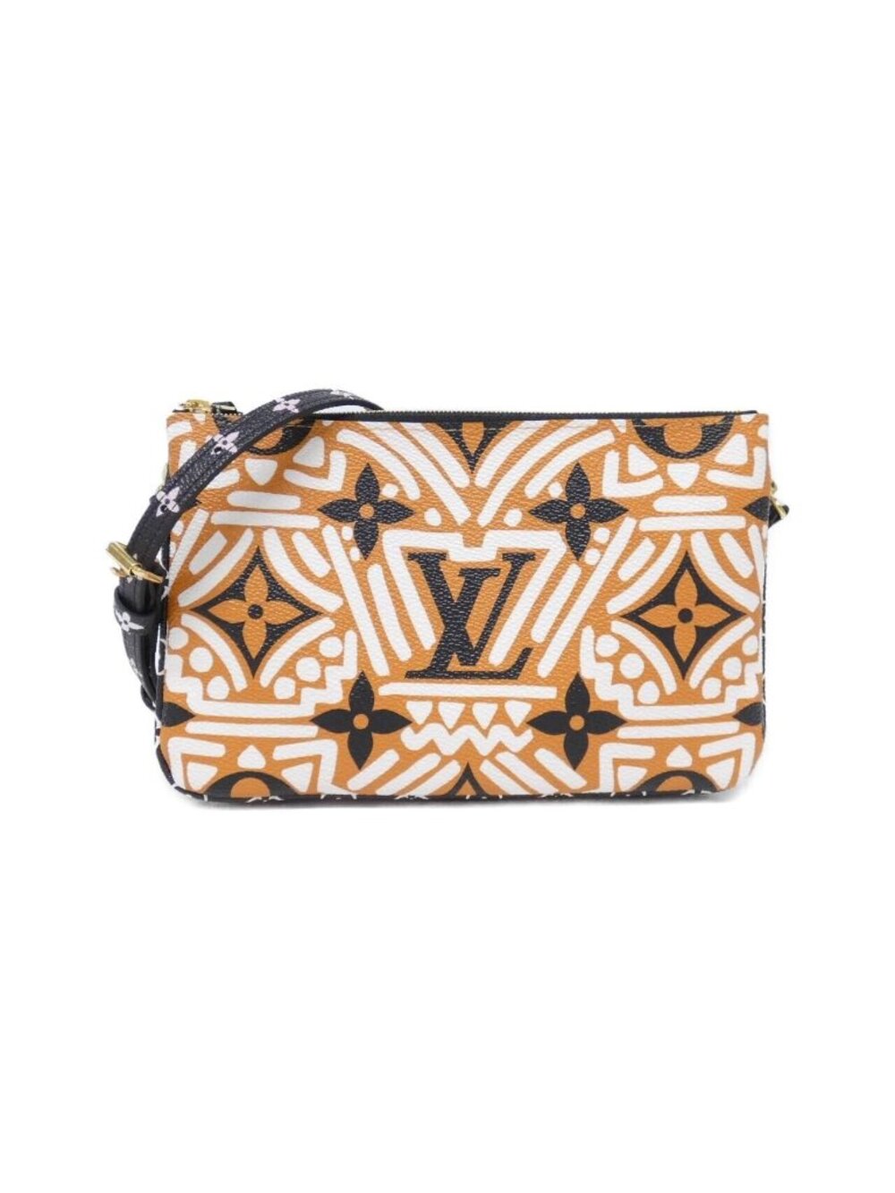 Louis Vuitton LV Crafty Pochette Double Zip Shoulder Bag
